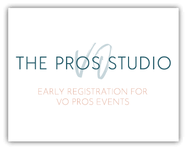 Priority access to The VO Pros events